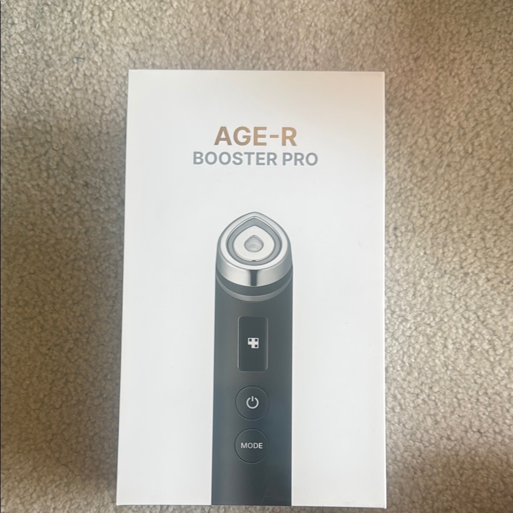 AGE-R Booster Pro Facial Device - Black/Silver